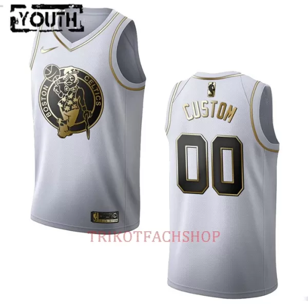 Boston Celtics Trikot Golden Edition Swingman für Kinder Weiß