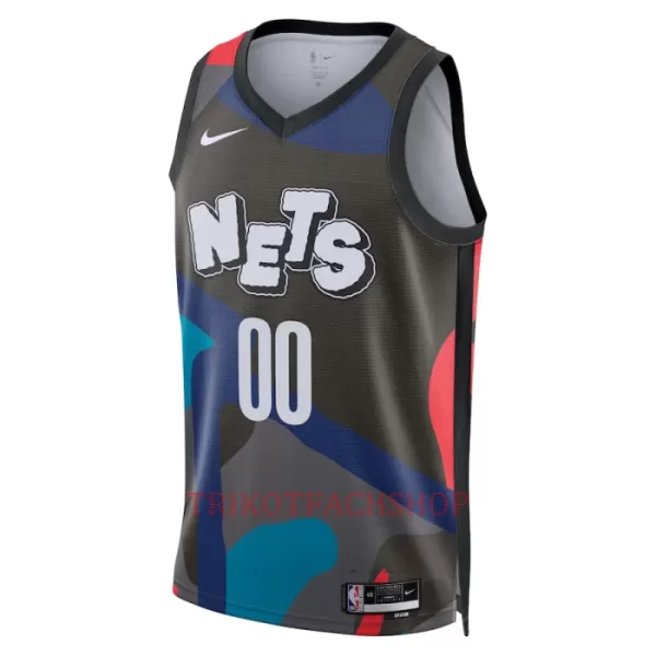 Brooklyn Nets Trikot City Edition 23/24 Swingman Schwarz