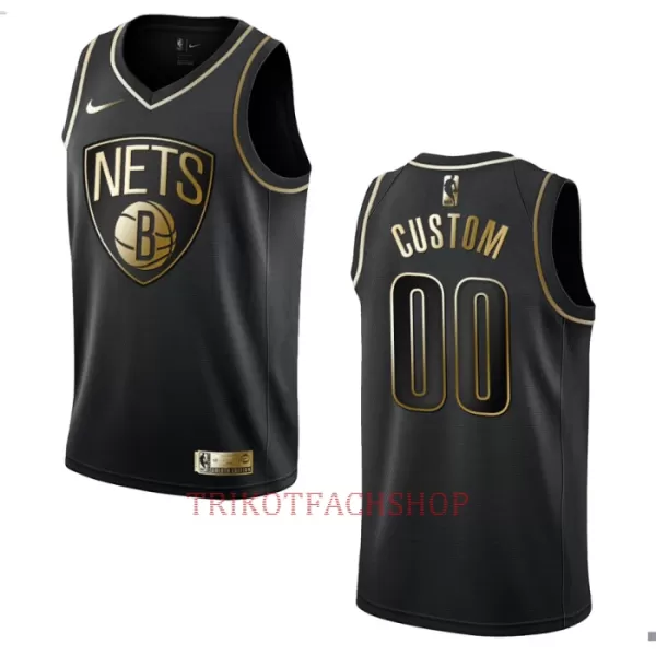 Brooklyn Nets Trikot Golden Edition Swingman Schwarz