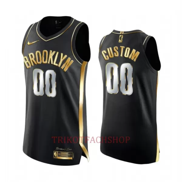 Brooklyn Nets Trikot Golden Edition Swingman Schwarz