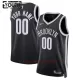 Brooklyn Nets Trikot Icon Edition 23/24 Swingman für Kinder Schwarz