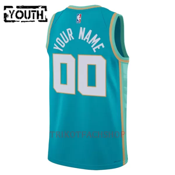 Charlotte Hornets Trikot City Edition 23/24 Swingman für Kinder Blaugrün