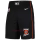 Detroit Pistons NBA-Shorts City Edition Swingman Schwarz