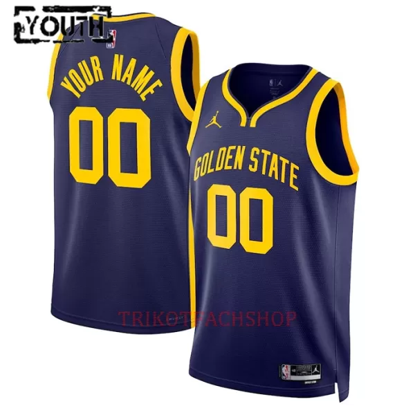 Golden State Warriors Trikot Statement Edition 23/24 Swingman für Kinder Navy