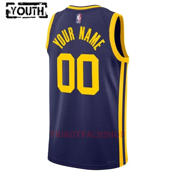 Golden State Warriors Trikot Statement Edition 23/24 Swingman für Kinder Navy