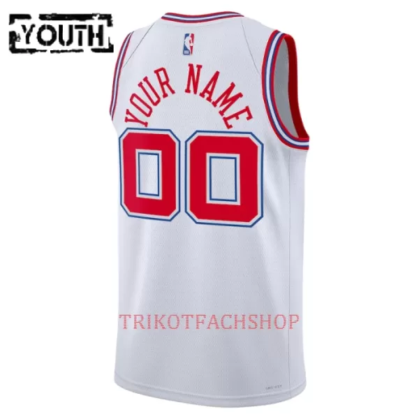 Houston Rockets Trikot City Edition 23/24 Swingman für Kinder Weiß