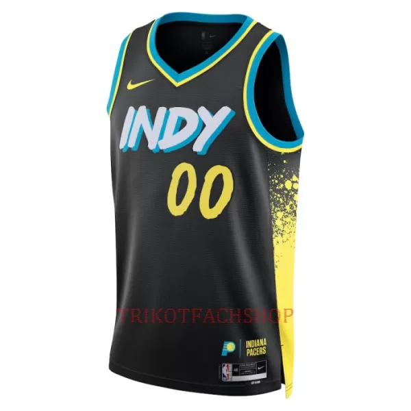 Indiana Pacers Trikot City Edition 23/24 Swingman Schwarz