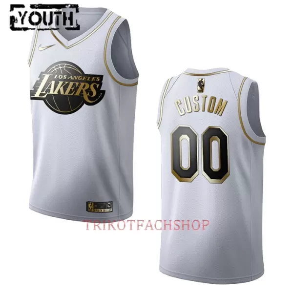 Los Angeles Lakers Trikot Golden Edition Swingman für Kinder Weiß