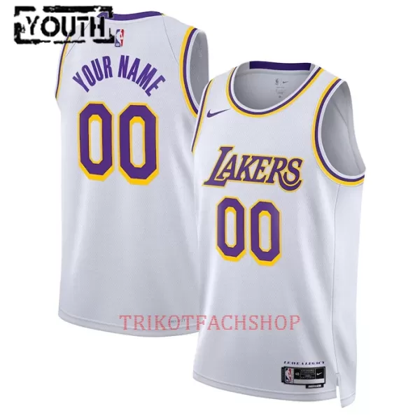 Los Angeles Lakers Trikot Icon Edition 23/24 Swingman für Kinder Weiß