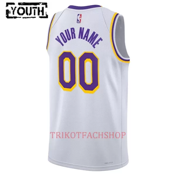 Los Angeles Lakers Trikot Icon Edition 23/24 Swingman für Kinder Weiß