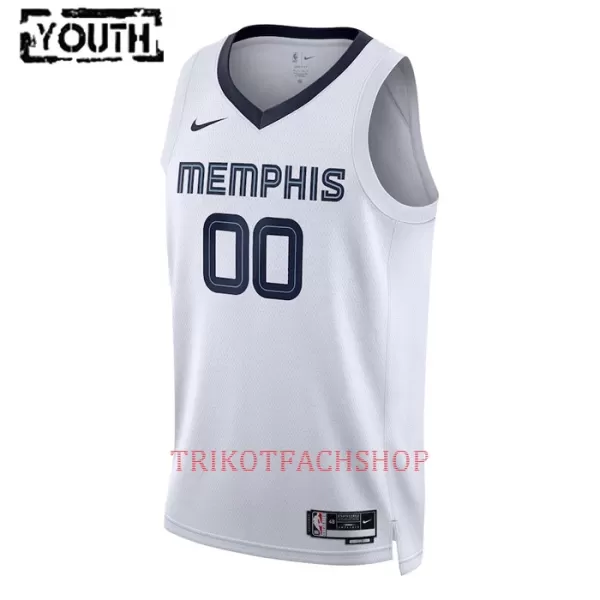 Memphis Grizzlies Trikot Association Edition 23/24 Swingman für Kinder Weiß