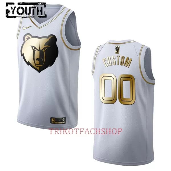 Memphis Grizzlies Trikot Golden Edition Swingman für Kinder Weiß