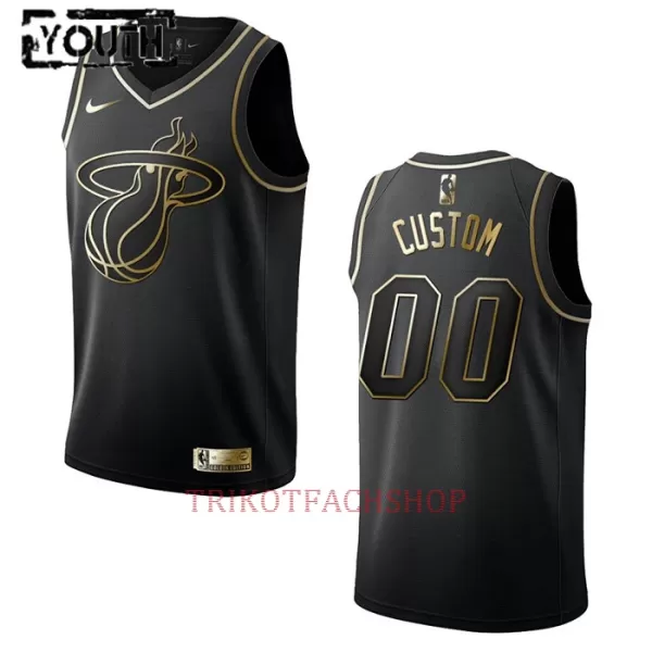 Miami Heat Trikot Golden Edition Swingman für Kinder Schwarz