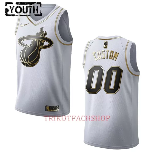 Miami Heat Trikot Golden Edition Swingman für Kinder Weiß