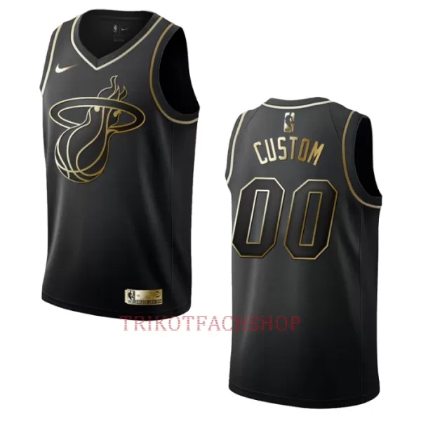 Miami Heat Trikot Golden Edition Swingman Schwarz