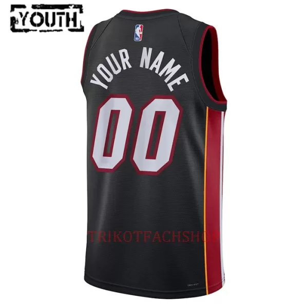 Miami Heat Trikot Icon Edition 23/24 Swingman für Kinder Schwarz