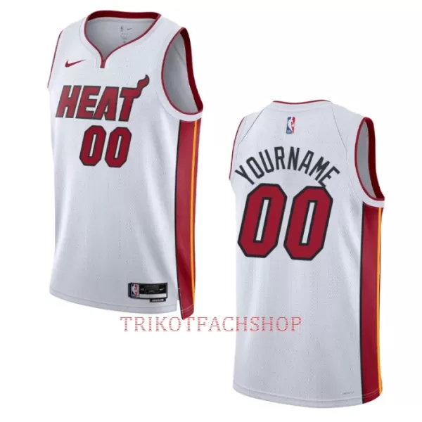 White Miami Heat Trikot Association Edition 23/24 Swingman