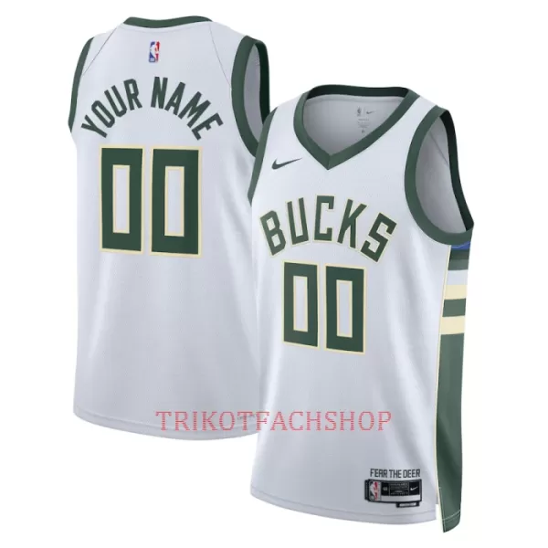 Milwaukee Bucks Trikot Association Edition 23/24 Swingman Weiß