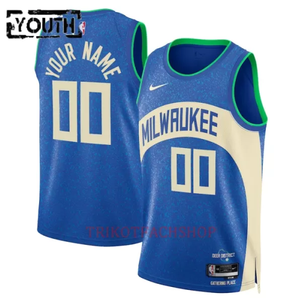 Milwaukee Bucks Trikot City Edition 23/24 Swingman für Kinder