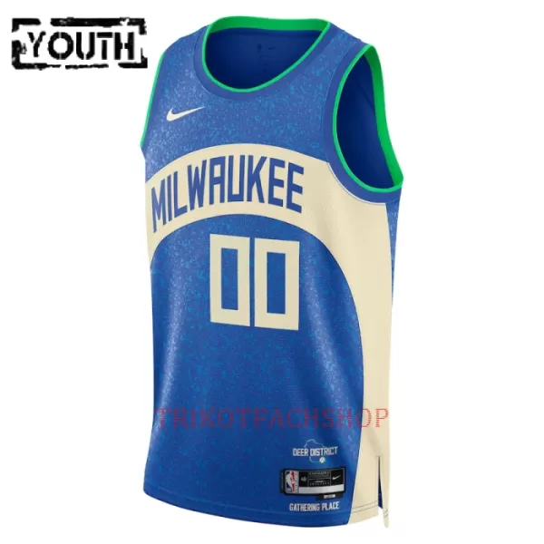 Milwaukee Bucks Trikot City Edition 23/24 Swingman für Kinder