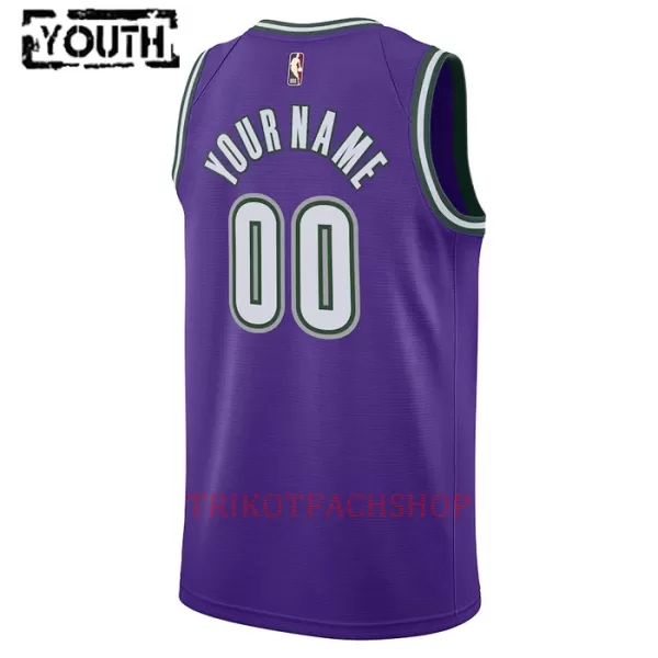 Milwaukee Bucks Trikot Classic Edition Swingman für Kinder Lila