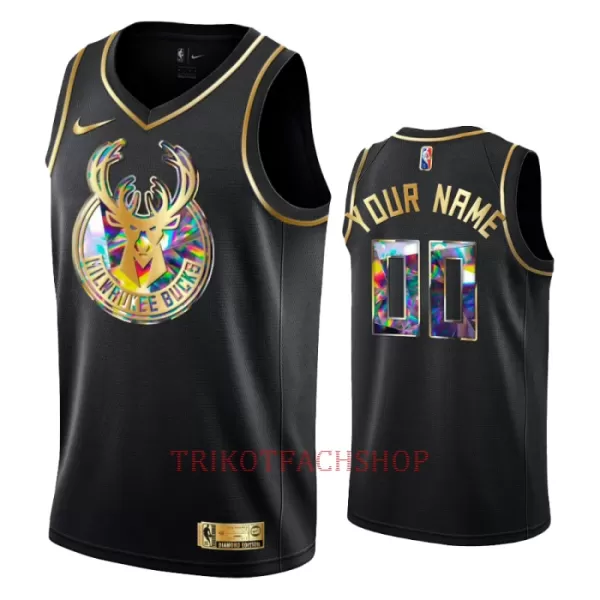 Milwaukee Bucks Trikot Diamond Edition Swingman Schwarz