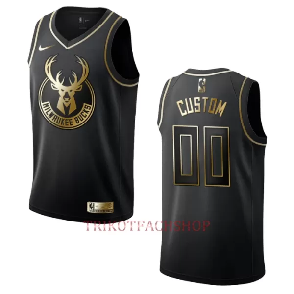 Milwaukee Bucks Trikot Golden Edition Swingman Schwarz