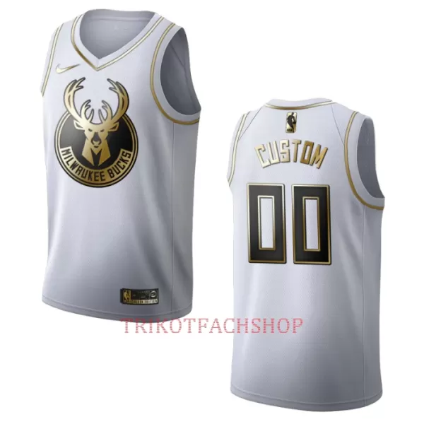 Milwaukee Bucks Trikot Golden Edition Swingman Weiß