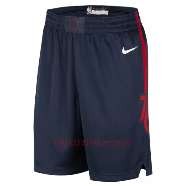 Philadelphia 76ers NBA-Shorts City Edition Swingman Navy