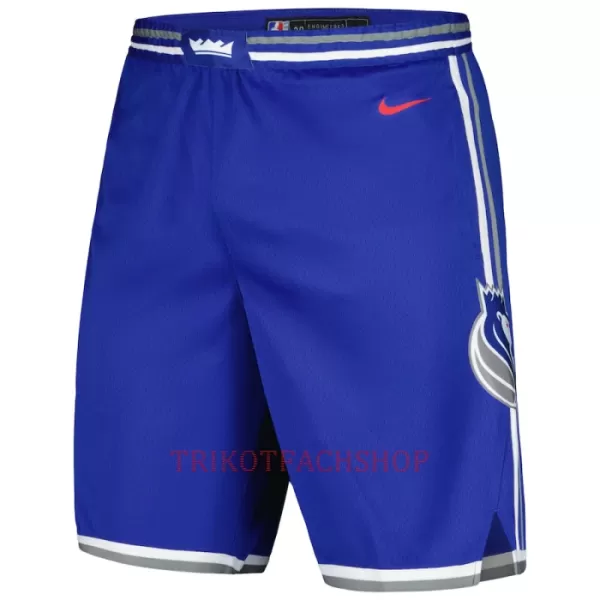 Sacramento Kings NBA-Shorts City Edition Swingman Blau