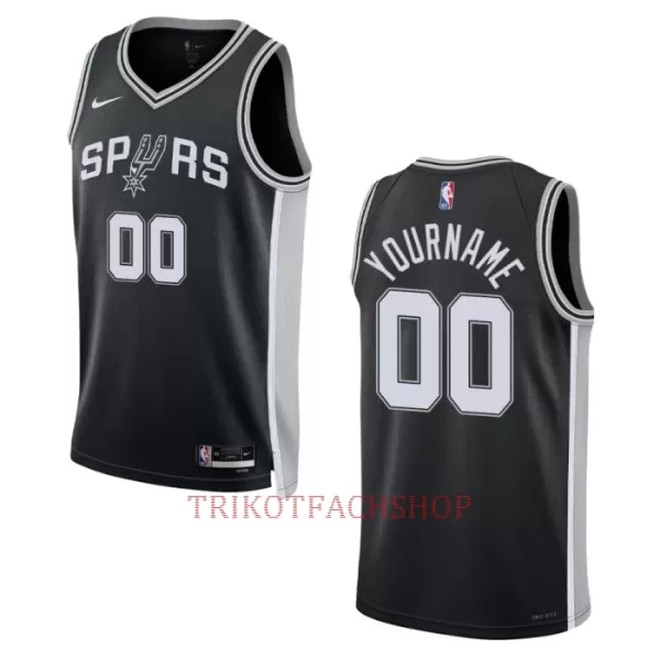 San Antonio Spurs Trikot Icon Edition 23/24 Swingman Schwarz