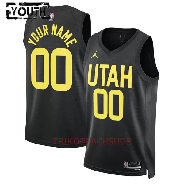 Utah Jazz Trikot Statement Edition 23/24 Swingman für Kinder Schwarz