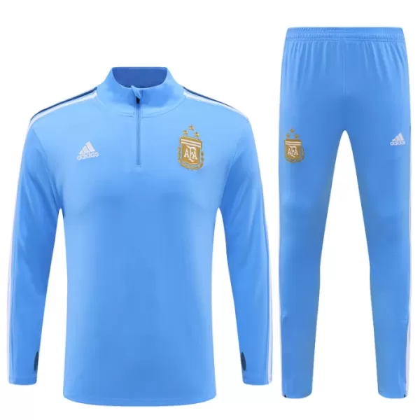 Argentinien Trainingspullover-Set 23/24 für Kinder Blau