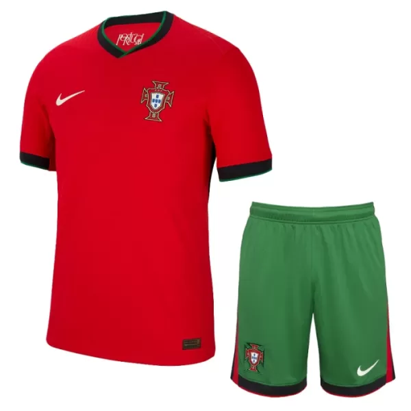 Portugal Heimtrikot Euro 2024 für Kinder