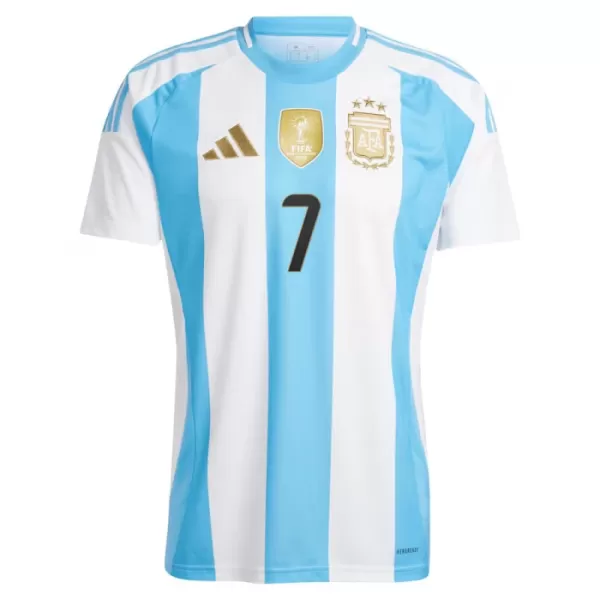 Argentinien Rodrigo de Paul 7 Heimtrikot 2024 für Herren