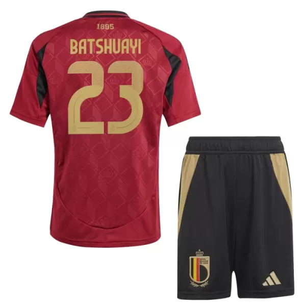 Belgien Batshuayi 23 Heimtrikot Euro 2024 für Kinder