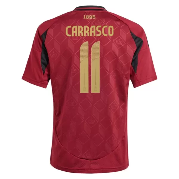 Belgien Carrasco 11 Heimtrikot Euro 2024 für Kinder