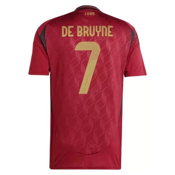 Belgien Kevin De Bruyne 7 Heimtrikot Euro 2024 für Herren