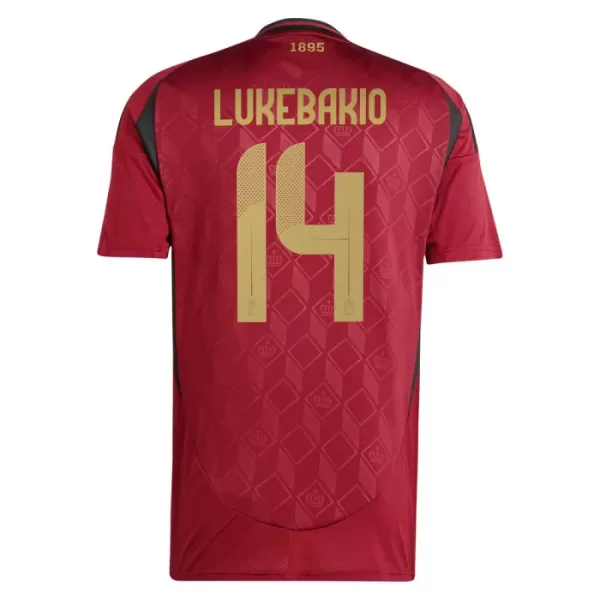 Belgien Lukebakio 14 Heimtrikot Euro 2024 für Herren