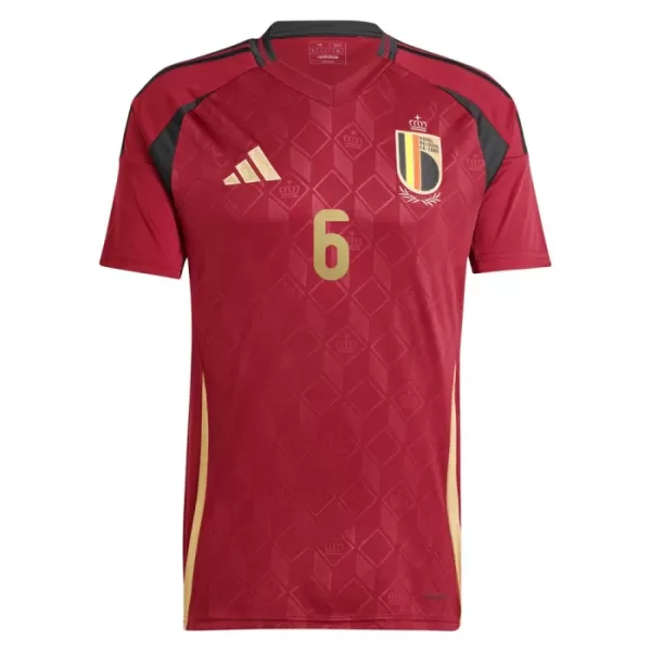 Belgien Onana 6 Heimtrikot Euro 2024 für Herren