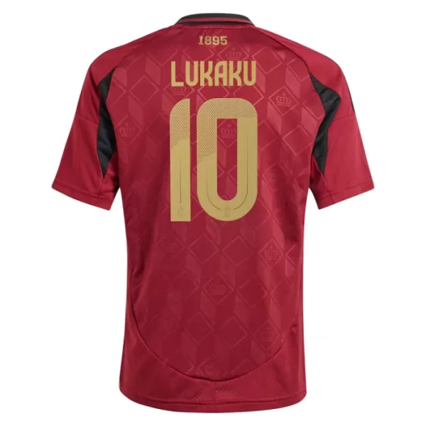 Belgien Romelu Lukaku 10 Heimtrikot Euro 2024 für Kinder