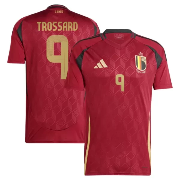 Belgien Trossard 9 Heimtrikot Euro 2024 für Herren