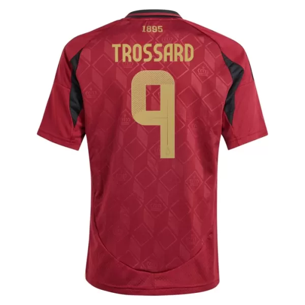 Belgien Trossard 9 Heimtrikot Euro 2024 für Kinder