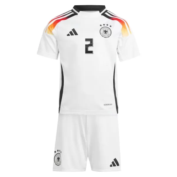 Deutschland Antonio Rüdiger 2 Heimtrikot Euro 2024 für Kinder