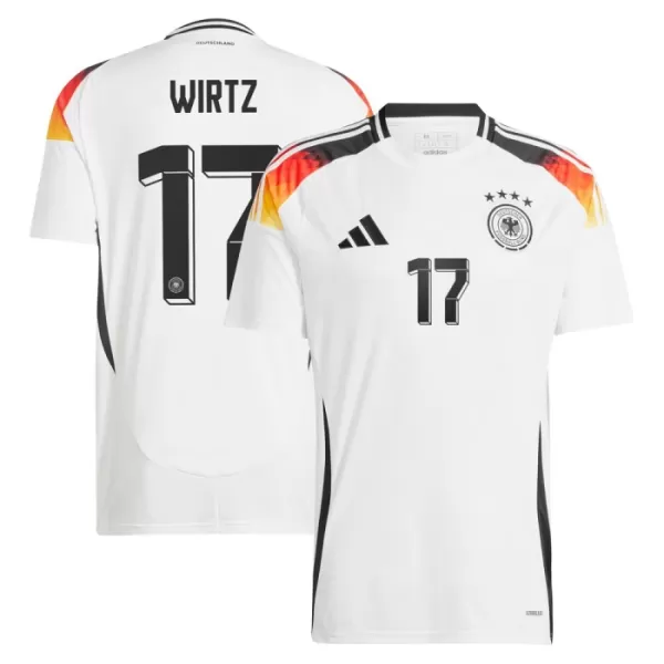 Deutschland Florian Wirtz 17 Heimtrikot Euro 2024 für Herren