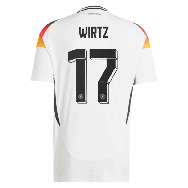 Deutschland Florian Wirtz 17 Heimtrikot Euro 2024 für Herren