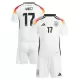 Deutschland Florian Wirtz 17 Heimtrikot Euro 2024 für Kinder