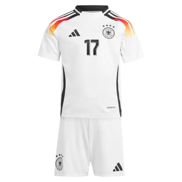 Deutschland Florian Wirtz 17 Heimtrikot Euro 2024 für Kinder