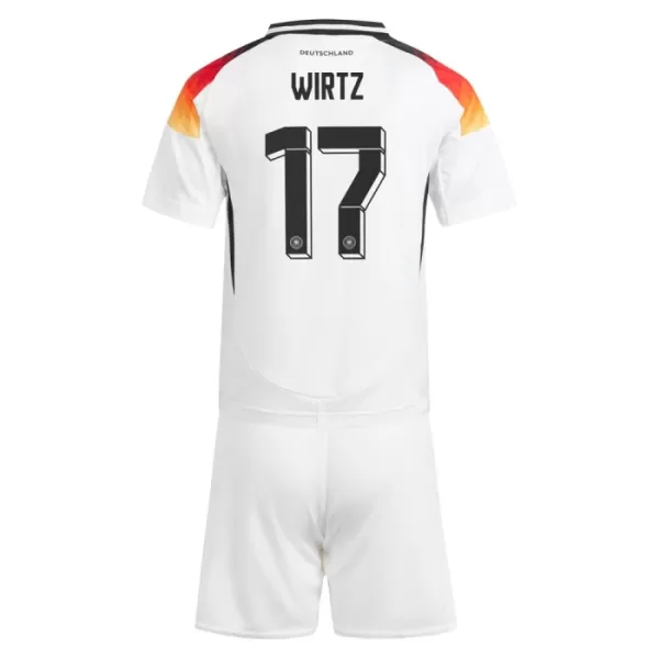 Deutschland Florian Wirtz 17 Heimtrikot Euro 2024 für Kinder