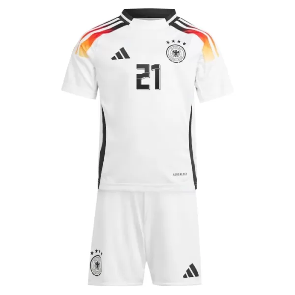 Deutschland Ilkay Gündogan 21 Heimtrikot Euro 2024 für Kinder